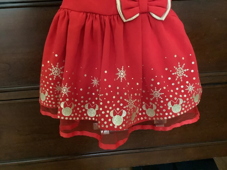 Vestido rojo Disney 3-6 meses Foto 3 de 4