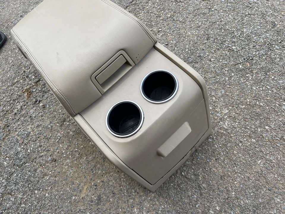 2007-2008 Lincoln Navigator OEM conjunto de console central traseiro - Bege - Imagem 3 de 4