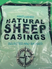  Natural Lamb Sheep Casings for 40 lbs of breakfast sausage and hot dog weiners
