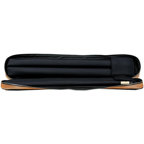 Longoni Giotto Autunno Lujo Cuero Piscina Carambola Billar Taco Suave Estuche 4 x 8 - Imagen 6 de 12