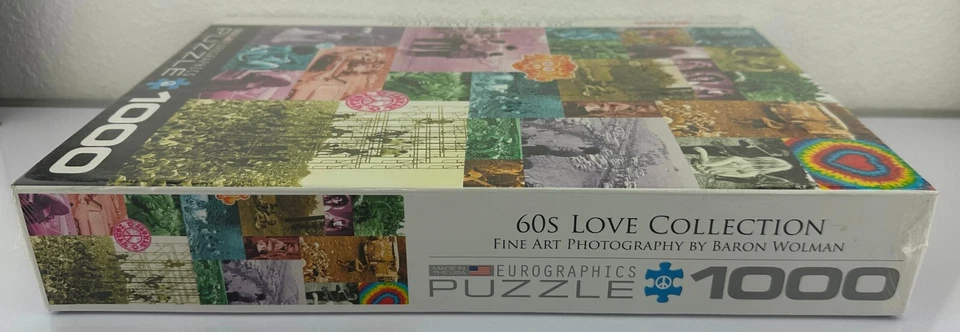 60s Love Collection 1000 Piece Jigsaw Puzzle Eurographics.New and factory sealed - Image 2 of 4