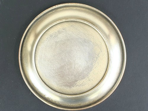 Plato de recuerdo de St. Jean De Maurienne, plateado, hecho en Francia, vintage - Imagen 7 de 11