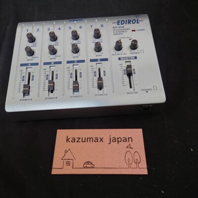 Roland M-10E Edirol 10 Channel Line Mixer Compact Pro Audio Tested