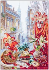 Magic Needle Counted Cross-Stitch Kit Carnevale di Venezia 528-555