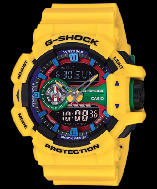 CASIO G-Shock Ga-400-9Ajf Hyper Colors Yellow 5398 from CASIO G-Shock Ga-400-9Ajf Hyper Colors Yellow 5398 from