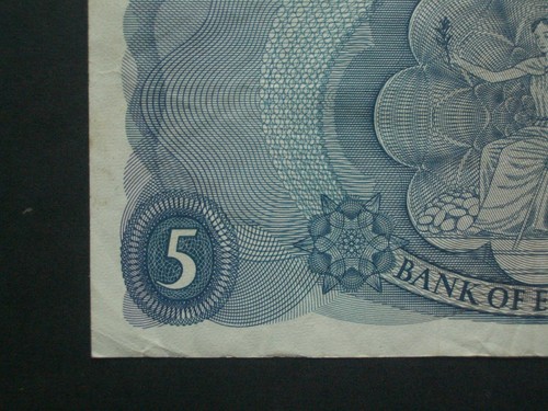 **MIRA** 'S99' GB 1967 Fforde Billete de 5 £****** - Imagen 9 de 10