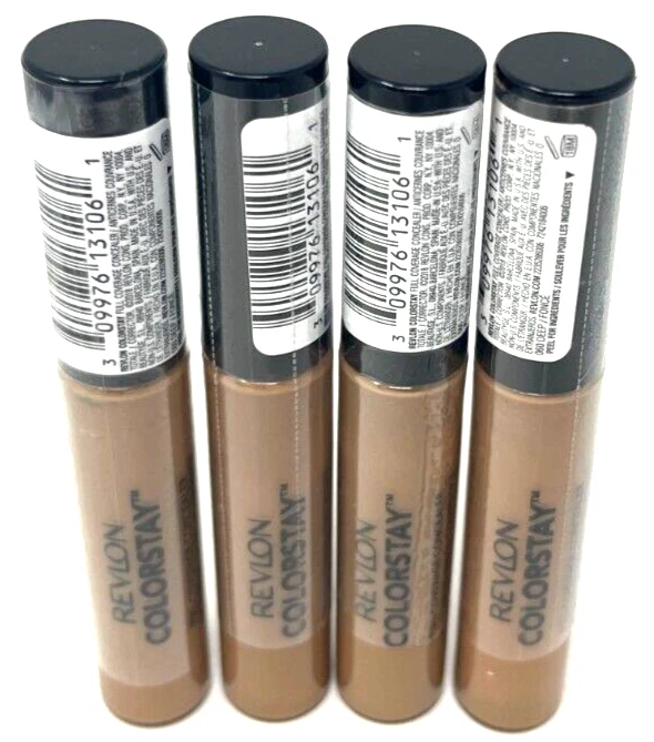(4) Revlon Colorstay Full Coverage Concealer 0.21 fl oz Sealed 060 - Deep - Image 2 of 3