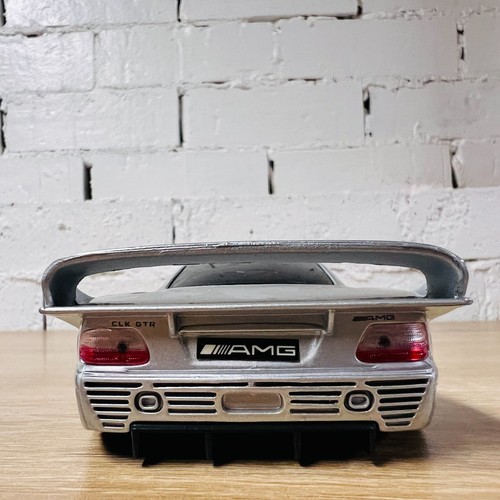 Mercedes-Benz AMG CLK GTR Street Version Maisto 1:26 Diecast Silver 1:24 - Picture 8 of 19