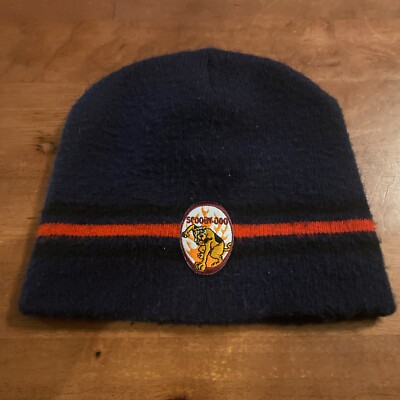Vintage Scooby-doo Beanie Cartoon Network Navy Blue Patch