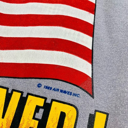 Maglione americano vintage non è stato guadagnato per essere bruciato bandiera patriottica classico anni 80 - Foto 3 di 8