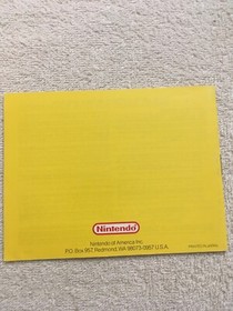 Dr. Mario manual NES Nintendo 