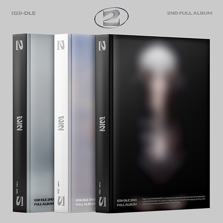 G) I-DLE [2] 2nd Full Album 3 Ver SET/3 CD+3 Photo Book+6 Card+etc