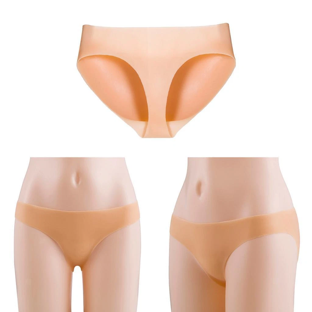 Women Silicone Tight Panty Shaper Hips Buttocks Panties Underwear