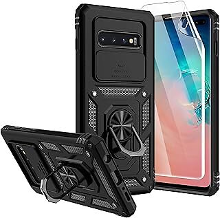 for Samsung Galaxy S10 Plus Case|Galaxy S10 Plus Case|with Screen Protectors and
