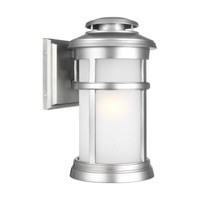 AußEnleuchte Wandlampe Glas Stahl H 32,9 Gartenlampe 1 Flammig IP44 Hofleuchte