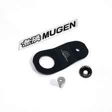 BLACK RADIATOR STAY BRACKET BOLT FOR 96 HONDA CIVIC EK EP S2000 MUGEN EMBLEM JDM