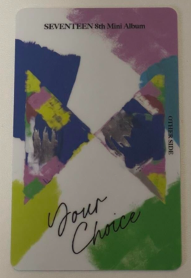 SEVENTEEN Joshua your choice M2U Lucky Draw official photocard | eBay
