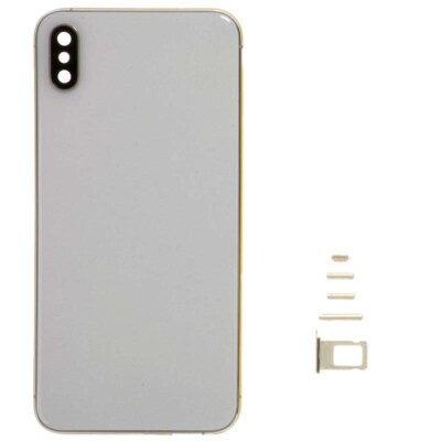 Housing Back Glass Frame Small Components for Apple iPhone XS Max Silver