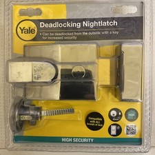 Yale P89 CHROME deadlocking nightlatch rim cylinder lock P-89-CH-CH-60 brand new