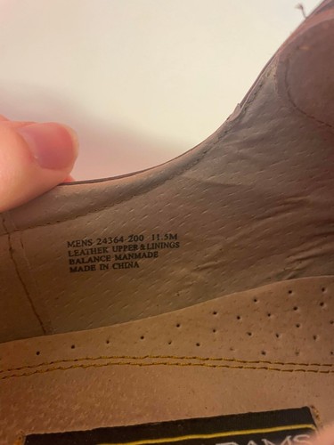 Stacy Adams Schuhe Herren Braun Leder Oxford-Schuhe Größe 11,5 - Bild 13 von 14