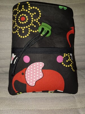 Leckerlibeutel Elefanten Schwarz Hund / Pferd / Katze Handmade