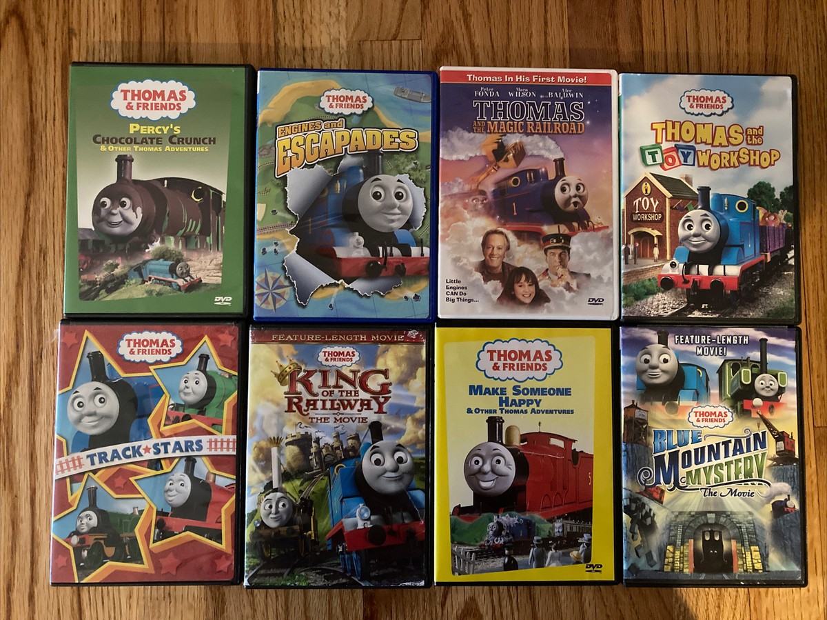 Thomas the Train & Friends DVDs 8 DVD lot Kids Children