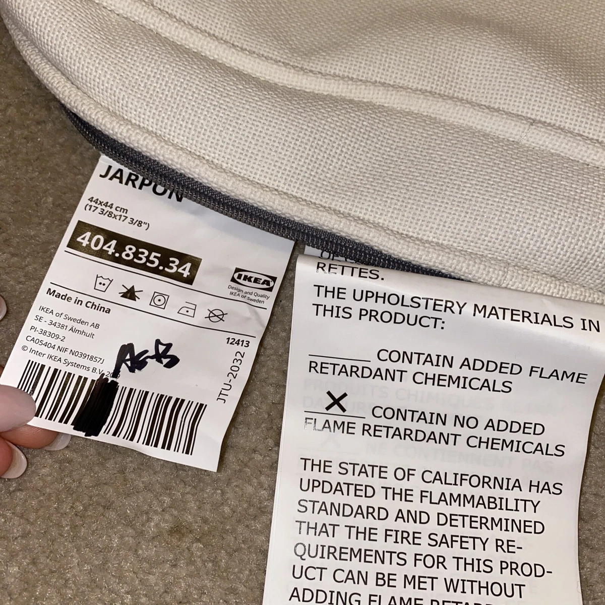 Ikea jarpon 2024 seat cover