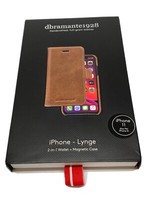 DBRAMANTE1928 leather Wallet Folio Case Lynge I Phone  XR & 11 Tan