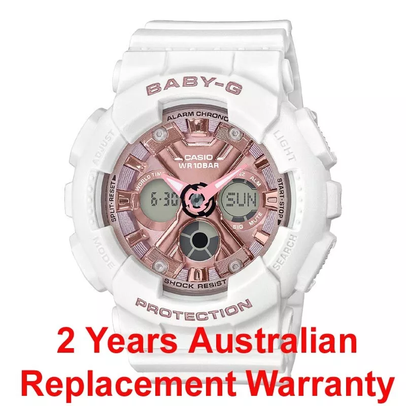 Baby g shock hotsell black and rose gold