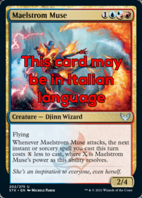 MTG 4x MAELSTROM MUSE EXC - MUSA DEL MAELSTROM - STX - MAGIC