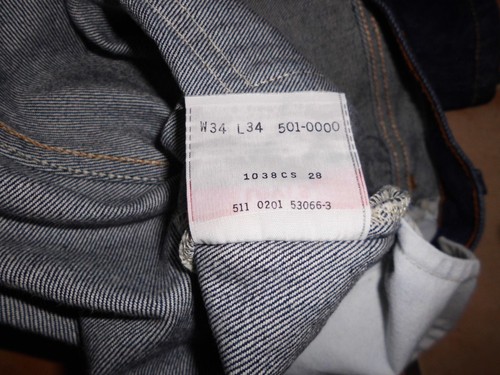 Jeans Levi's vintage 501xx W34 L34 (W32 L32) hechos en EE. UU. - Imagen 3 de 10