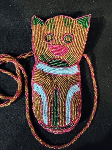 Vintage small beaded bag - Picture 3 of 4