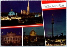 Postcard - Vienna at Night - Vienna, Austria
