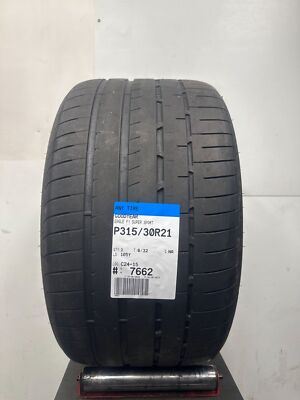 1 Used Goodyear Eagle F1 Super Sport P315/30R21 3153021 315/30/21 105 Y - 6/32
