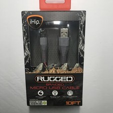 Micro USB Braided 10' Cable For android