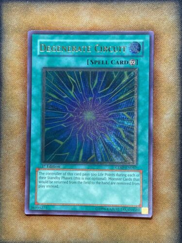 Yugioh Degenerate Circuit CDIP-EN047 Ultimate Rare 1st Ed LP