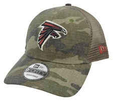 Atlanta Falcons New Era 9FORTY NFL Ripstop Woodland Camo Meshback Hat 