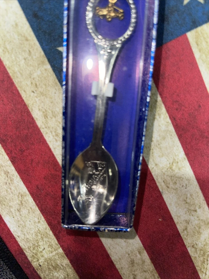 Cuchara de recuerdo vintage Indianapolis, IN Motor Speedway IndyCar 500 IMS IndyCar Foto 2 de 4