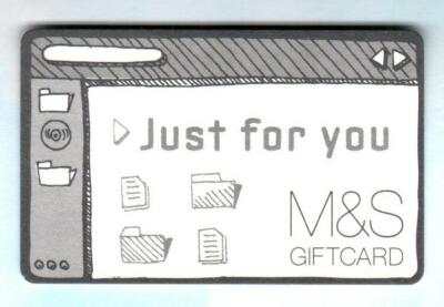 MARKS & SPENCER ( UK ) Just for You ( 2014 ) Gift Card ( $0 )
