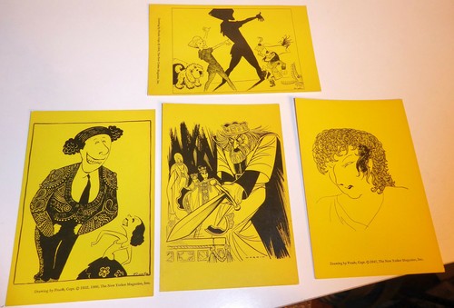 Lot of 8 Vintage Theatre Postcards New Yorker NYPL Lahr Martin Ritchard Etc - Picture 2 of 4
