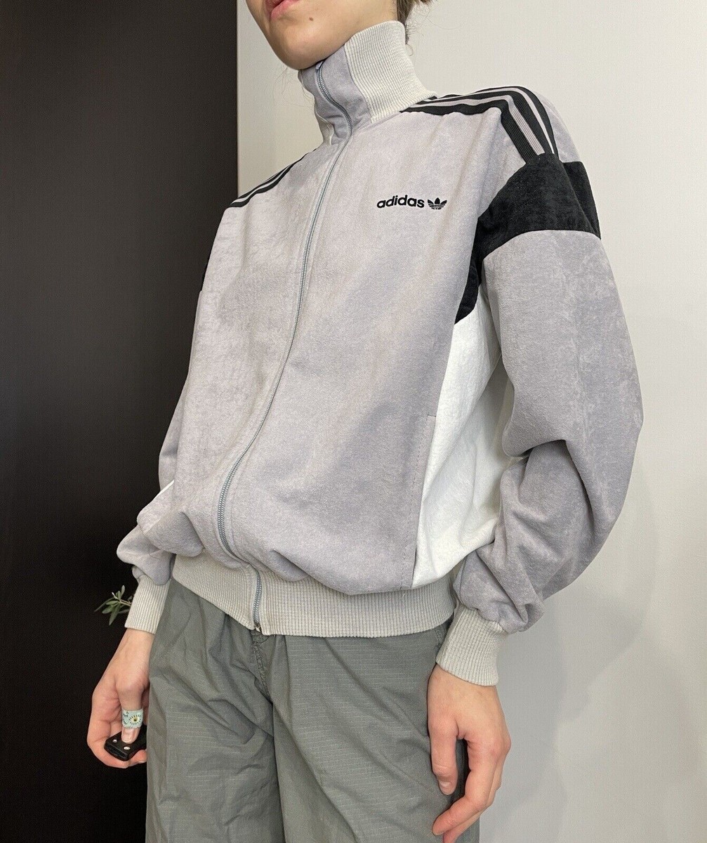 Vintage 1980s 80s Adidas Challenger Ventex Velour Track Jacket