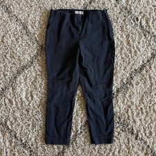 Everlane The Bi-Stretch Side Zipper Cotton Work Pant in Black Size 12