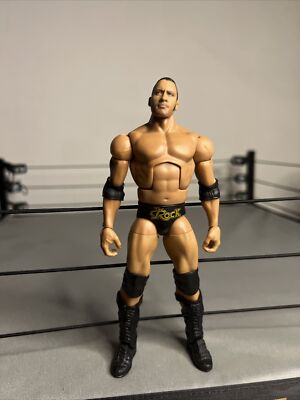 The Rock WWE Mattel Elite Series Wrestlemania 39 Action Figure loose