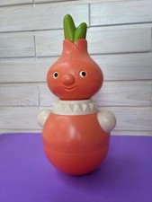 Rare Vintage Roly-Poly Soviet Tumbler Doll Cipollino USSR -