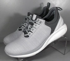 259308 SP50 MEN'S SHOES SIZE 9 LIGHT GRAY KNIT LACE UP JOHNSTON & MURPHY