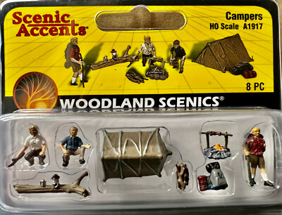 Woodland Scenics O Scale Scenic Accents Figures/Animal Set...
