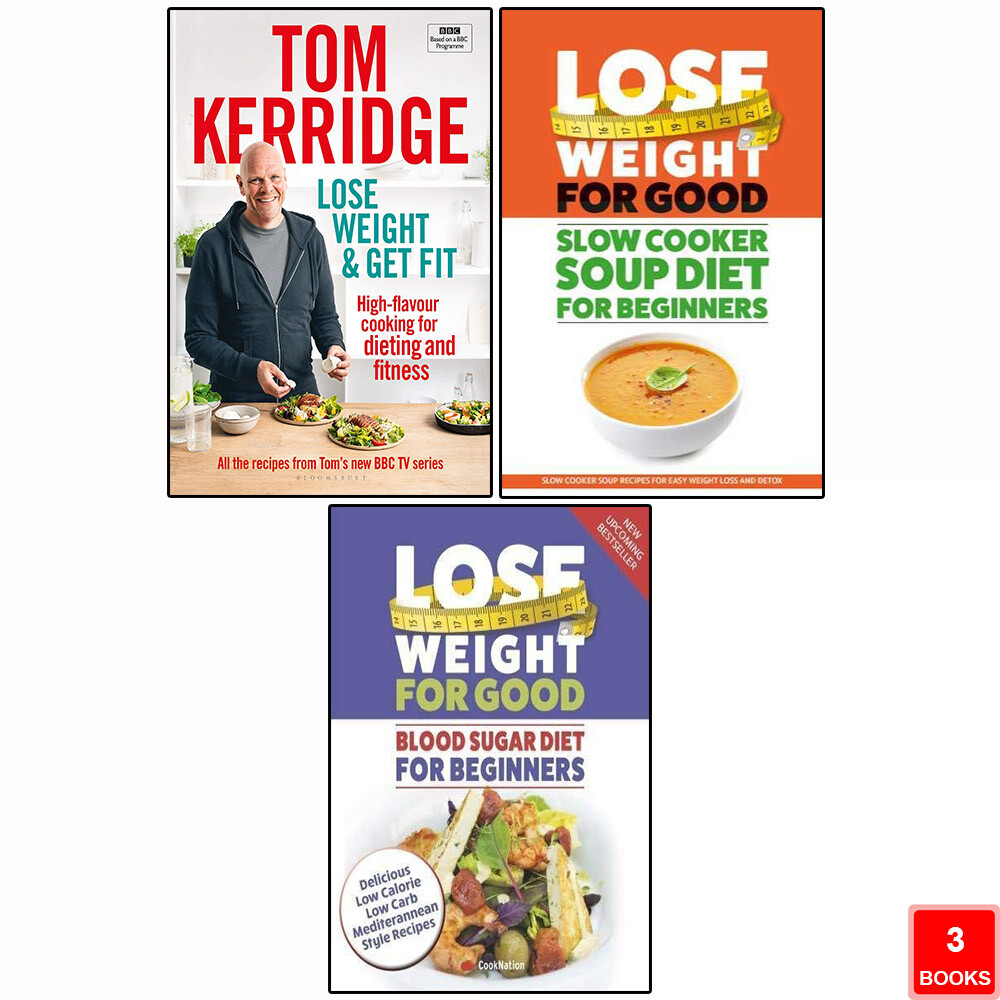 Lose Weight & Get Fit, Slow Cooker & Blood Sugar 3 Books Collection Set New