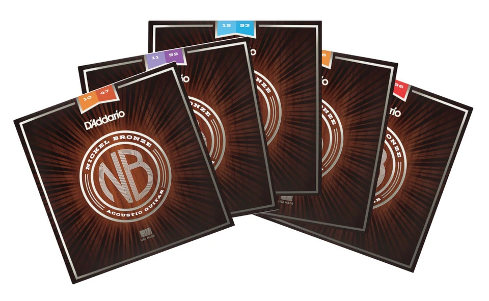 D'Addario Nickelbronze - Saiten für Westerngitarre - GItarrensaiten