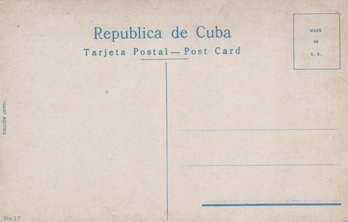 Cuba Habana Fuerte La Fuerza Edificio Más Antiguo 1540 Postal Vintage 05.41 - Imagen 2 de 2