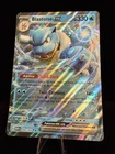 JUMBO Pokémon Mew-151 Blastoise EX Jumbo Card 009/165